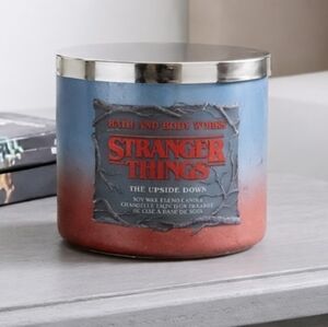NEW Bath and Body Works 3-Wick Candle STRANGER THINGS: THE UPSIDE DOWN